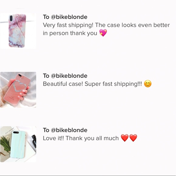 NEW iPhone 7/8/7+/8+ Clear Soft Glitter Heart Case - Picture 4 of 4